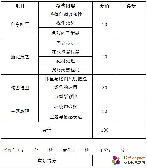 插花艺术大赛活动策划书